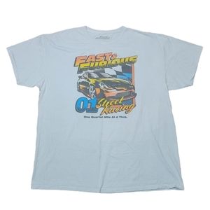 Fast N Furious 01 Street Racing Size XXL Gray T-Shirt